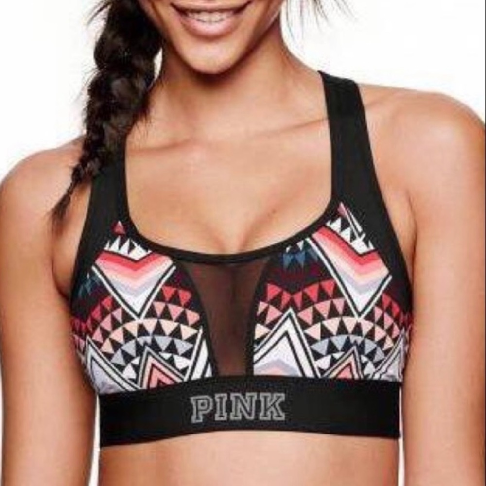 PINK || Ultimate Push Up Sports Bra